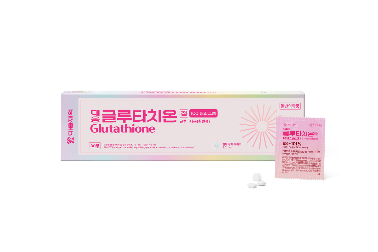 Daewoong Glutathione Tablets 100 mg, 30 Tablets