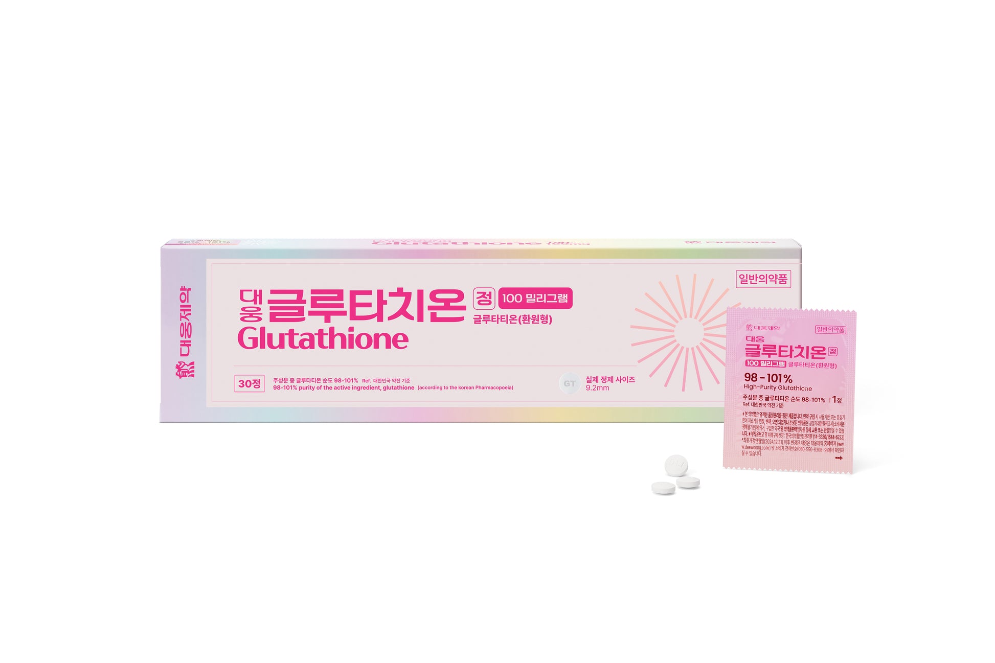 Daewoong Glutathione Tablets 100 mg, 30 Tablets