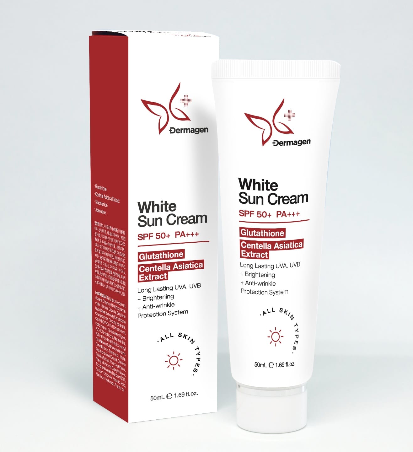 White Sun Cream 50g