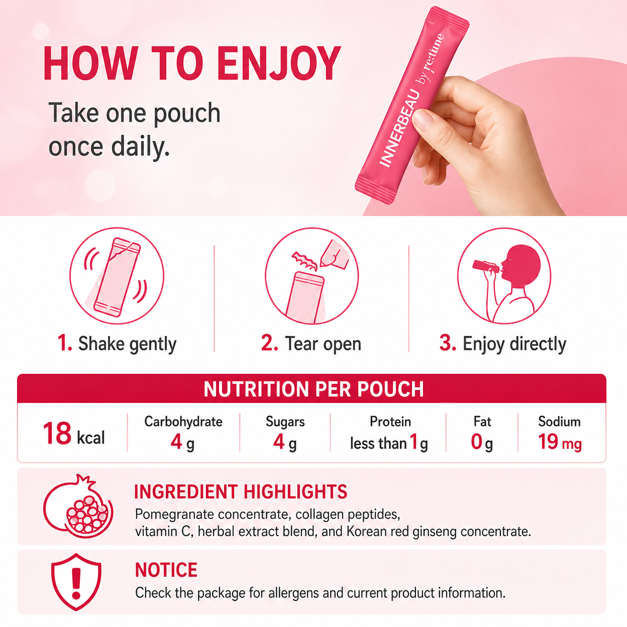 Red Pomegranate Collagen (7pcs/1box)